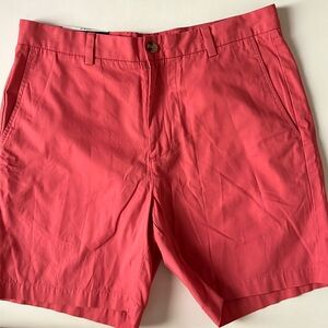 Vineyard Vines 7” Summer Twill Breaker Shorts size 33 Jetty Red